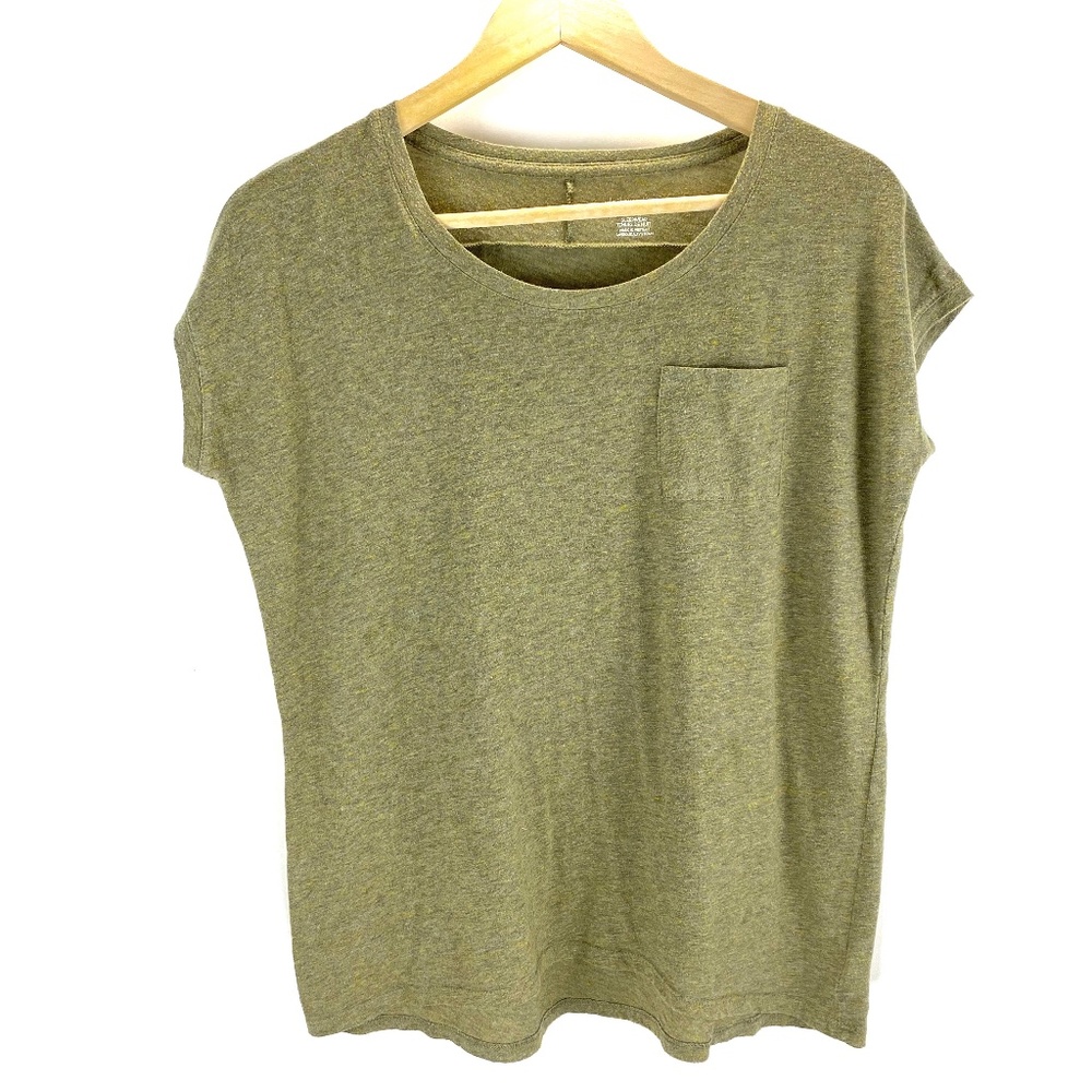 Xhilaration Olive Green Womens Short Sleeve Sleepwear Pajama Top Size XS